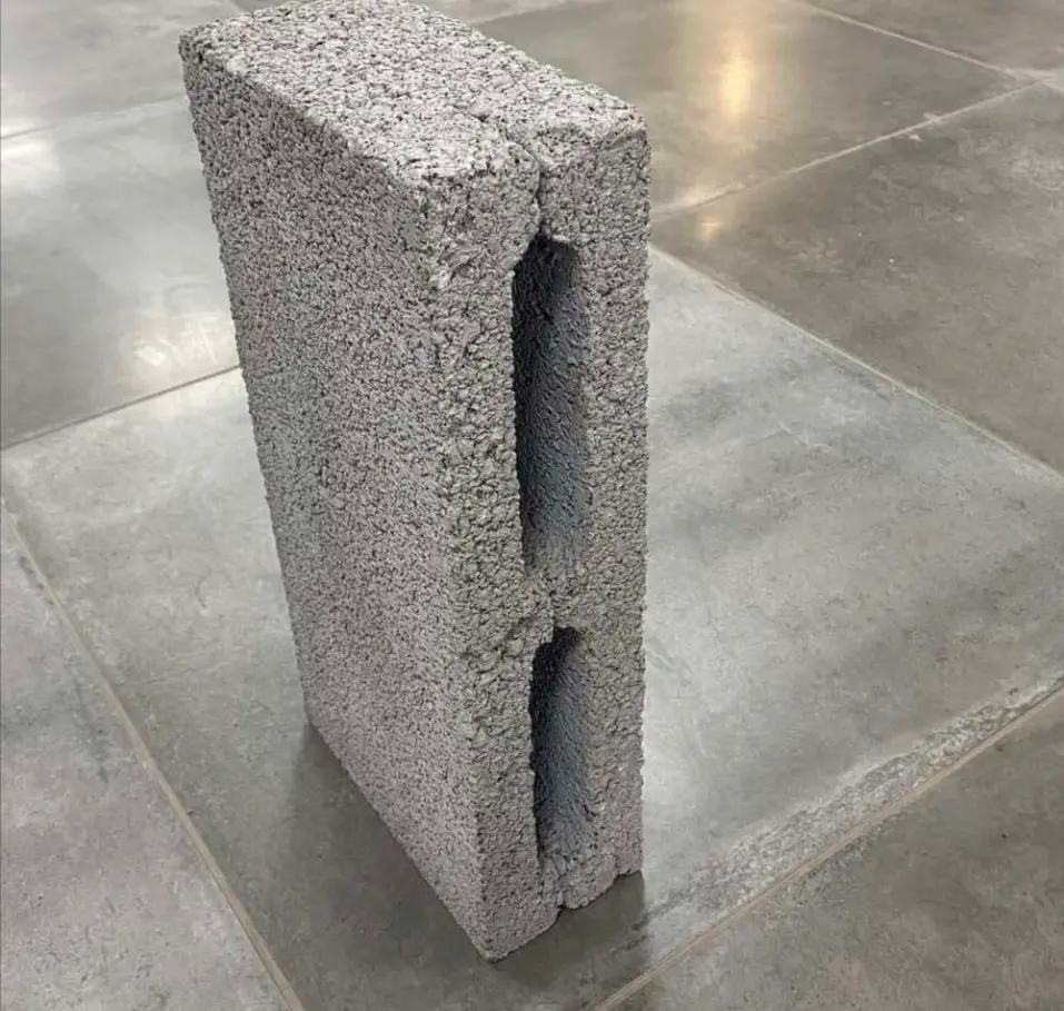 Перегородчный керамзитобетонный камень 90