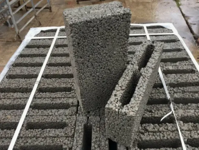 Перегородчный керамзитобетонный камень 90