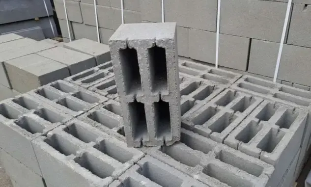 Пескоцементные стеновые пустотелые блоки